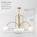GobekUsa LED Pendant Chandelier for Living Room Bedroom Decor