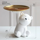 GobekUsa Bear Figurine Resin Sculpture Home Decor Storage Box Living Room Ornaments