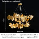 GobekUsa Crystal Chandelier Rustic Pendant Lighting Modern French Country Decor