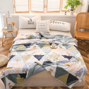 GobekUsa Cartoon Print Quilted Double Blanket for Queen Size Bed
