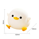 GobekUsa Duck Silicone Night Light with Timer, Rechargeable USB, Dimming Touch Lamp