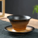 GobekUsa Ceramic Latte Coffee Cup and Saucer Set for Afternoon Tea and Breakfast