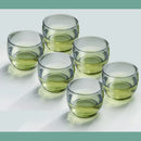 GobekUsa Glass Tea Cup Set for Chinese Kung Fu Tea, Heat Resistant & Thicken Glass