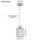 GobekUsa Crystal Chandelier Luxury Ceiling Lamp LED Modern Pendant Light for Indoor Spaces