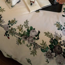 GobekUsa American Pastoral 1000TC Egyptian Cotton Floral Bedding Set