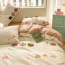 GobekUsa Cartoon Printed Cotton Duvet Cover for Kids & Teens Beddings
