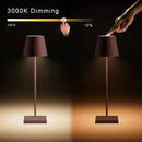 GobekUsa Crystal LED Rechargeable Table Lamp - Elegant Cordless Hotel Restaurant Bar Light
