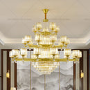 GobekUsa Crystal Chandelier: Elegant Light Luxury Villa Bedroom Living Room Lamp