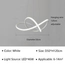 GobekUsa LED Pendant Light Modern Luster for Living Dining Hall Bedroom Hotel Decor