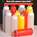 GobekUsa 3-Hole Squeeze Bottle Condiment Dispenser