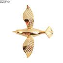 GobekUsa Gold/Silver Pigeon Wall Ornaments - Dove Statue for Living Room Aesthetics