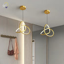 Nordic Metal LED Pendant Light in Black or Gold