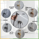 GobekUsa Brass Bidet Spray: Gold/Black, Hot/Cold Mixer Valve, Bathroom Shattaf Sprayer