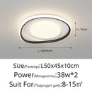 GobekUsa LED Ceiling Lights White Black Infinite Dimming Home Lighting Fixtures