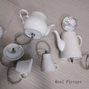GobekUsa Ceramic LED Pendant Lights: Nordic Teapot Design for Modern Living and Kitchen.