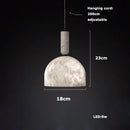 GobekUsa Alabaster Pendant Lights LED Designer Hanging Lamps For Living Room