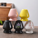 GobekUsa Ceramic Matcha Whisk Stand & Tea Bowl Holder for Kitchen and Dining