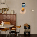GobekUsa Blue Glass Wall Lamp: Luxury Room Decor Light Fixture