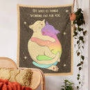 GobekUsa Cat Tapestry Tarot Wall Hanging for Living Room Bedroom Kids Room Decor
