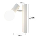 GobekUsa Industrial LED Wall Sconce Iron Bedside Lamp Retro Loft Indoor Lighting