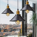 GobekUsa Industrial Retro LED Hanging Chandelier Pendant Light for Home Dining, Bar, and Restaurant Décor