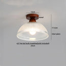 GobekUsa Copper Wood LED Ceiling Lamp Modern Indoor Lighting Fixtures