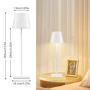 GobekUsa Acrylic Crystal Art LED Table Lamp - Rechargeable Cordless Design