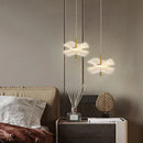 GobekUsa Lotus Leaf Pendant Lights: LED Art Chandelier for Restaurant and Bedroom