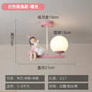 GobekUsa Kids Room Cartoon Eye Protection LED Ceiling Light Fixture