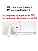 GobekUsa LED Wall Light with USB Phone Charging - Modern Multipurpose Home Decor