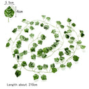 GobekUsa Ivy Green Fake Leaves Garland Vine Wall Decoration Artificial Plants