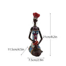 GobekUsa Black Women Resin Art Figures for Home Decor and Statues