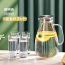 GobekUsa Large Capacity Water Jar Set with Handle, Heat-Resistant and Explosion-Proof