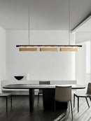 GobekUsa Brushed Gold Stainless Steel Long Pendant Lamp for Dining Room & Bar Decor