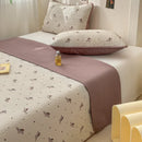 GobekUsa Double-Sided Cotton Bed Cover Quilted Tatami Mat, Soft & Anti-Slip Mattress