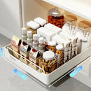 GobekUsa Kitchen Organizer Rack for Cabinets Storage and Tableware - Slide Dish Rack