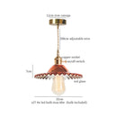 GobekUsa Brass Glass LED Pendant Lamp for Cafe Bar Restaurant Bedroom Loft