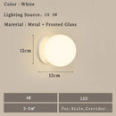 GobekUsa Glass Ball LED Wall Lamp for Bedroom Living Room Indoor Lighting