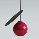 GobekUsa Cherry Glass Pendant Lights: Nordic Red/White Lamp for Home Decor & Lighting