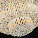 GobekUsa Crystal LED Chandelier Cake Ceiling Lamp for Living Room Bedroom Kitchen Hotel