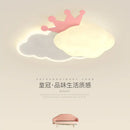 GobekUsa Cream Clouds Rainbow Ceiling Lamp for Children's Bedroom