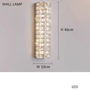 GobekUsa Crystal LED Fan Light: 50W Remote Reversible Blade, Quiet, Timed, Invisible Design
