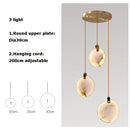 GobekUsa LED Marble Gold Chandelier for Living Room, 2025 Trend Lustre Lighting