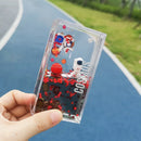 GobekUsa Astronaut Drift Keychain: Creative Liquid Hourglass Stress Relief Toy & Home Decor