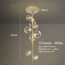 GobekUsa LED Bubble Chandelier Clear Glass Ball Pendant Lamp for Dining Room & Bar