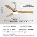 GobekUsa 3-Blade DC Ceiling Fan with LED Light & Remote Control.