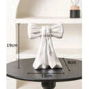 GobekUsa Bowknot Ceramic Vase: Shiny Porcelain Floral Decor for Aesthetic Rooms
