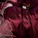 GobekUsa Ginkgo Biloba Embroidery 1000TC Egyptian Cotton Bedding Set