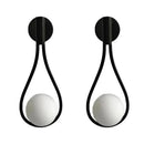 GobekUsa Brass Wall Sconce Glass Ball Modern LED Lighting