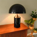 GobekUsa Atollo Black White Gold Mushroom Lamp for Bedroom Study Living Room Decor